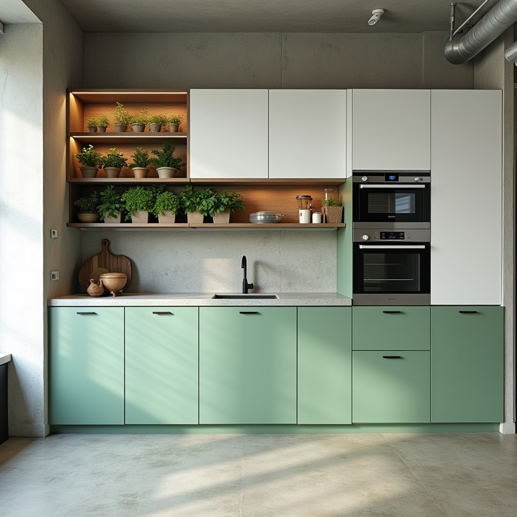 green kitchen decor 7