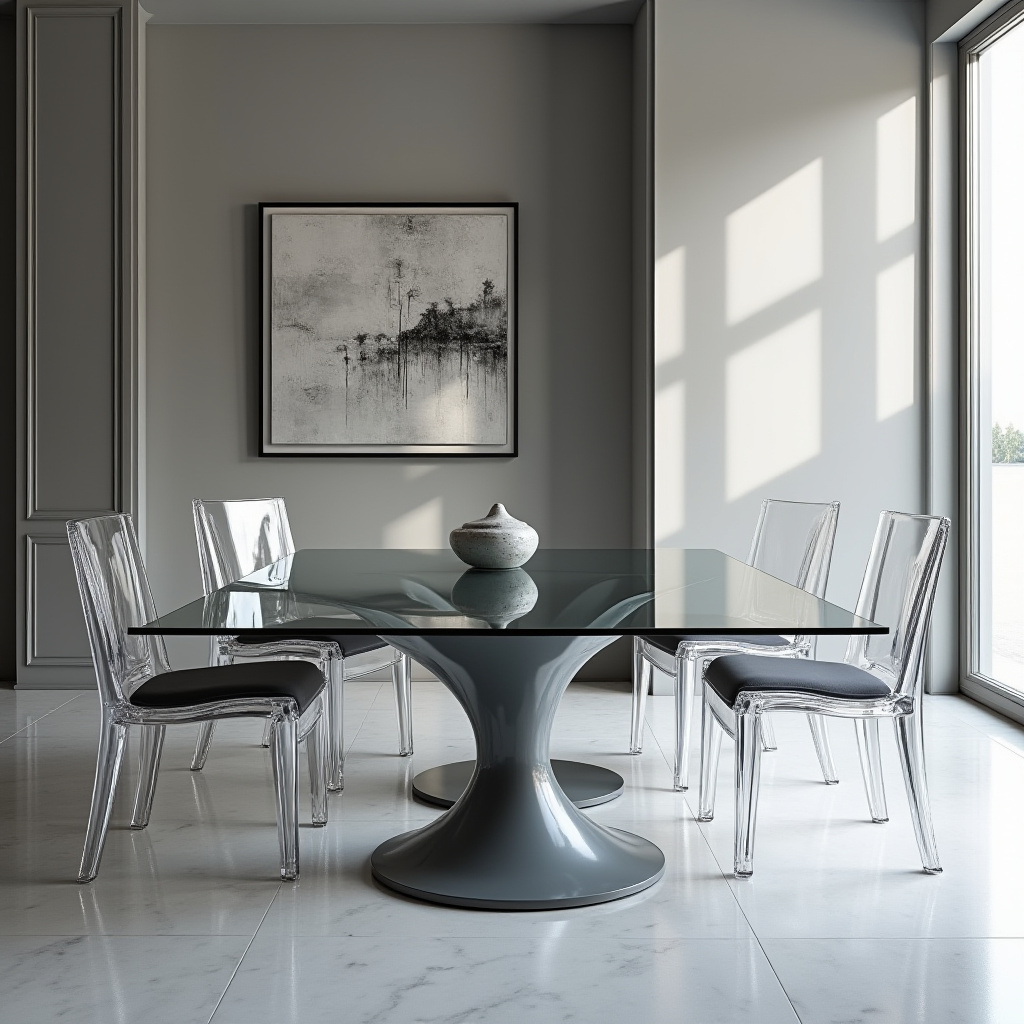 grey dining room 16