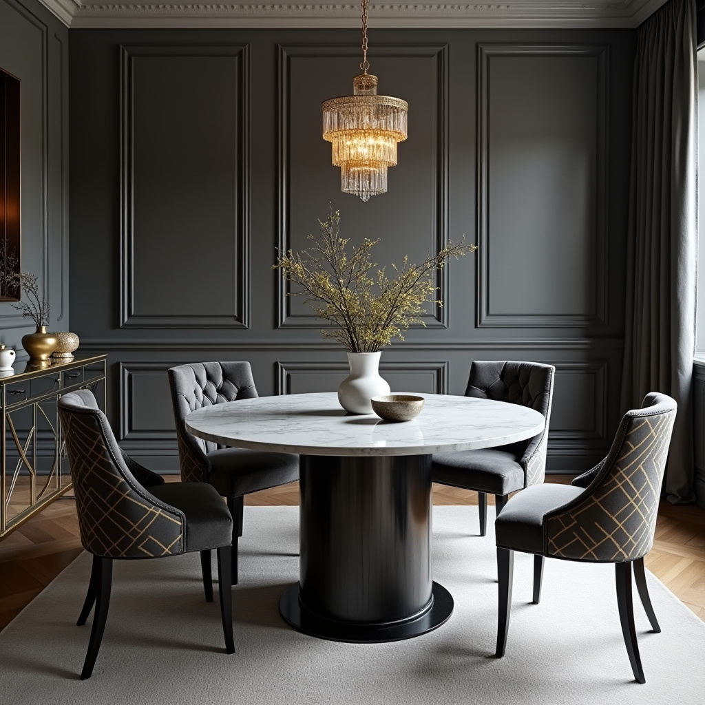 grey dining room 19