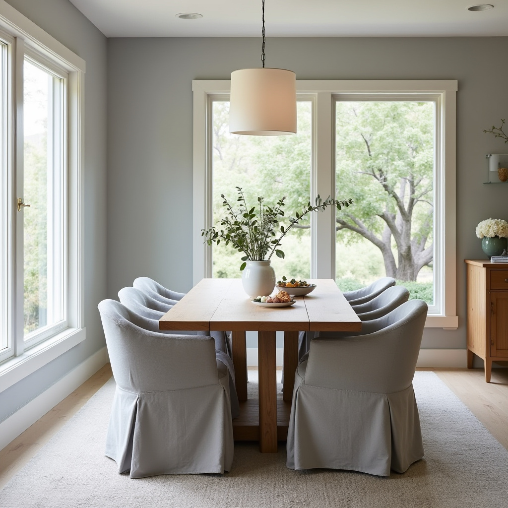 grey dining room 35