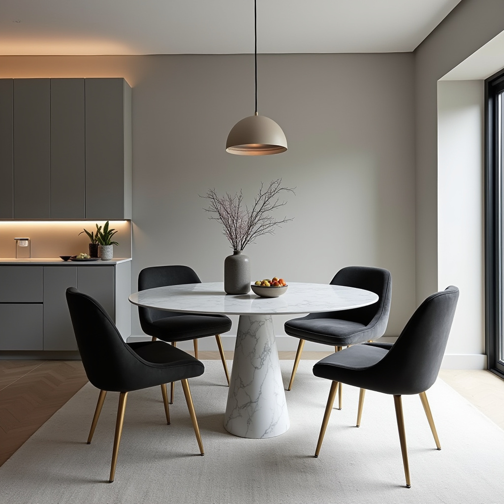 grey dining room 6