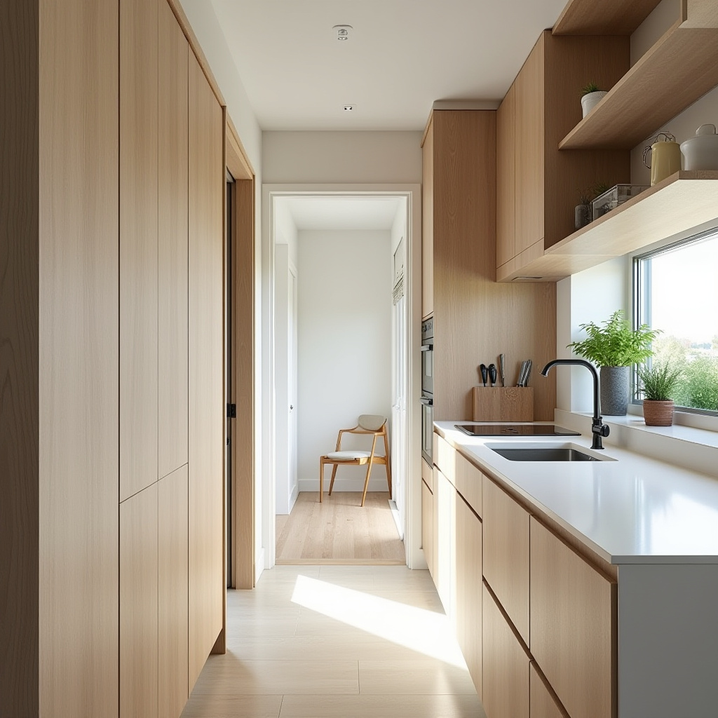 hallway kitchen ideas 10