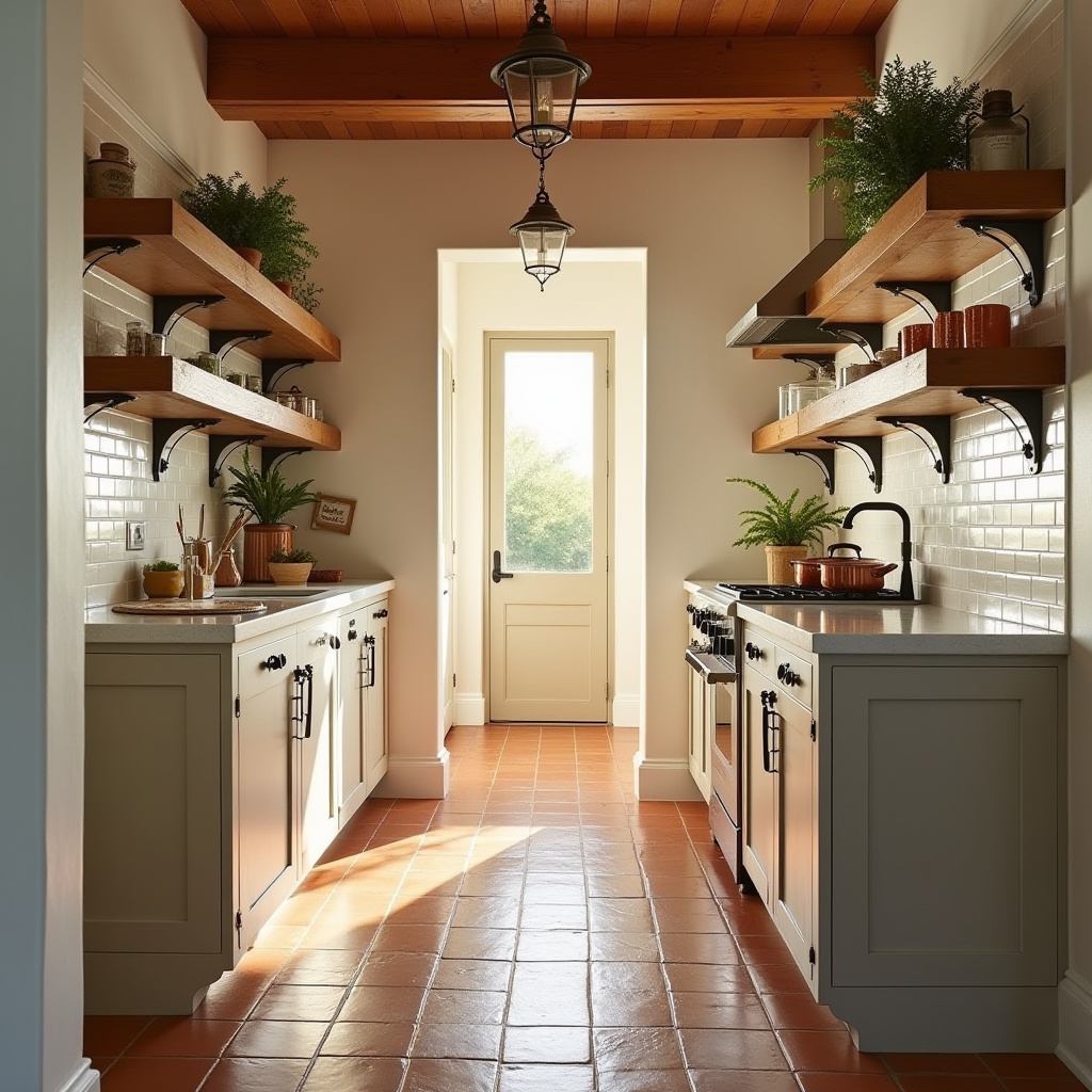 hallway kitchen ideas 14