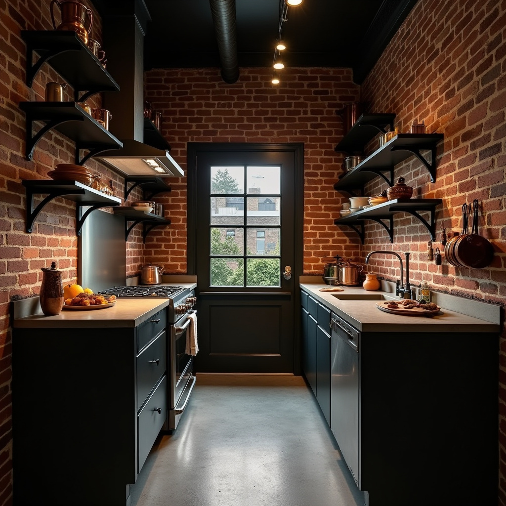 hallway kitchen ideas 31