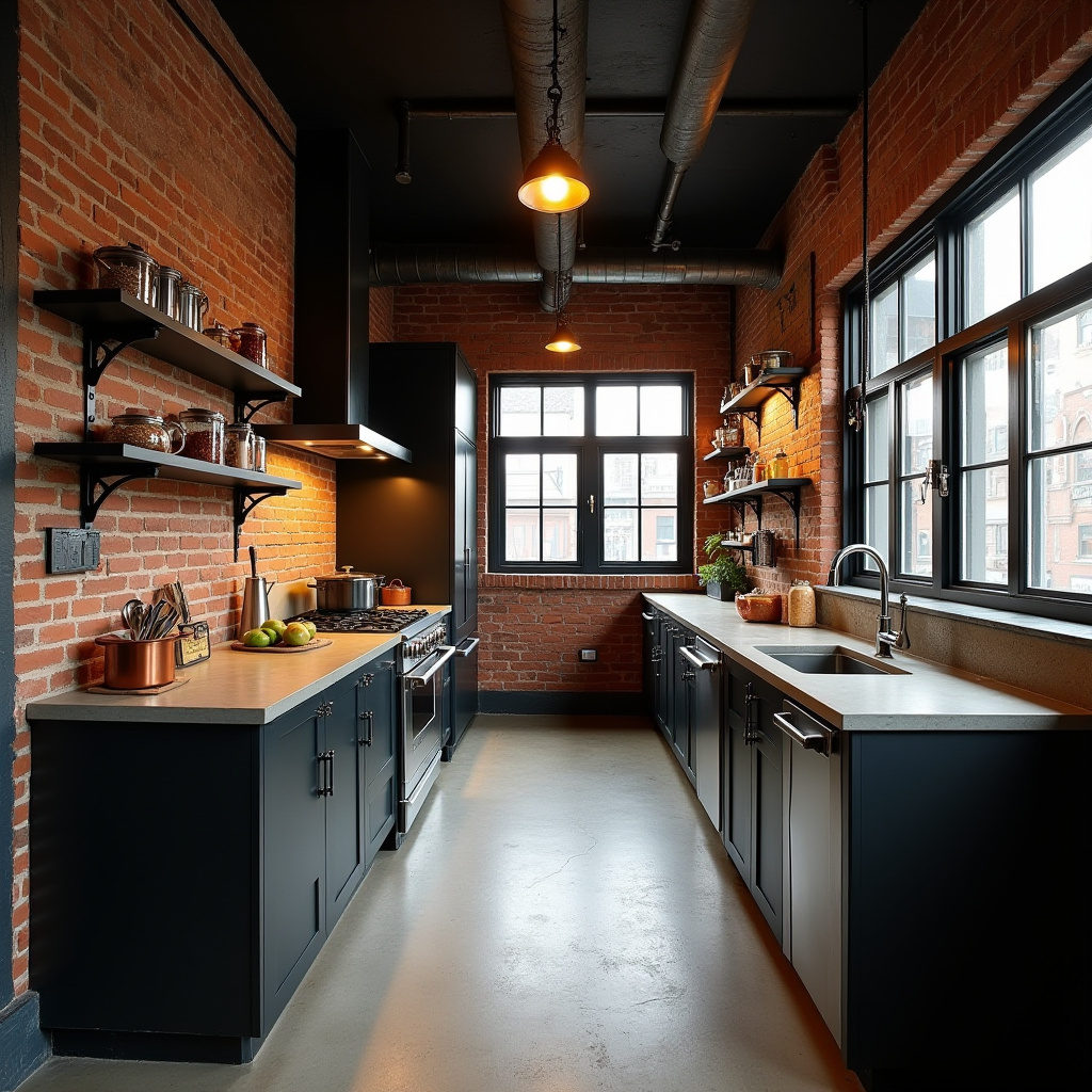 hallway kitchen ideas 32