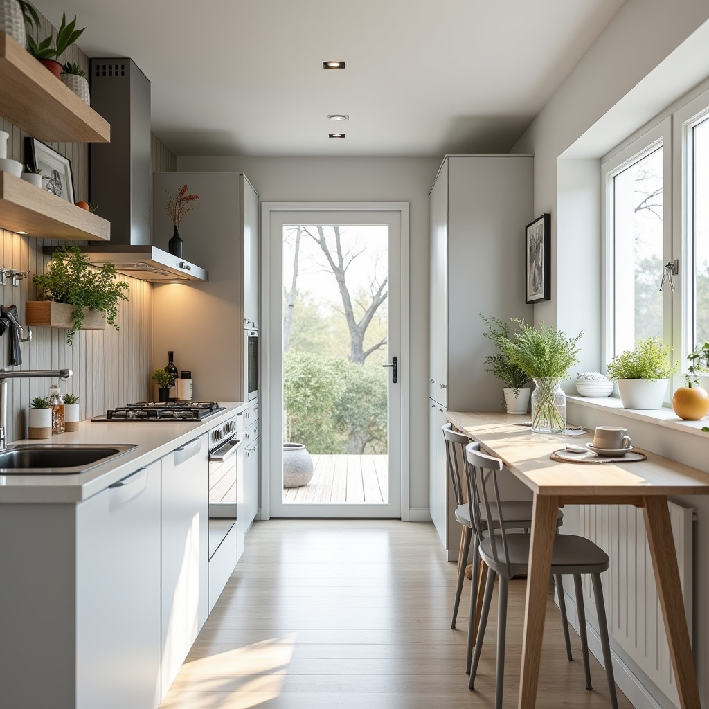 hallway kitchen ideas 37