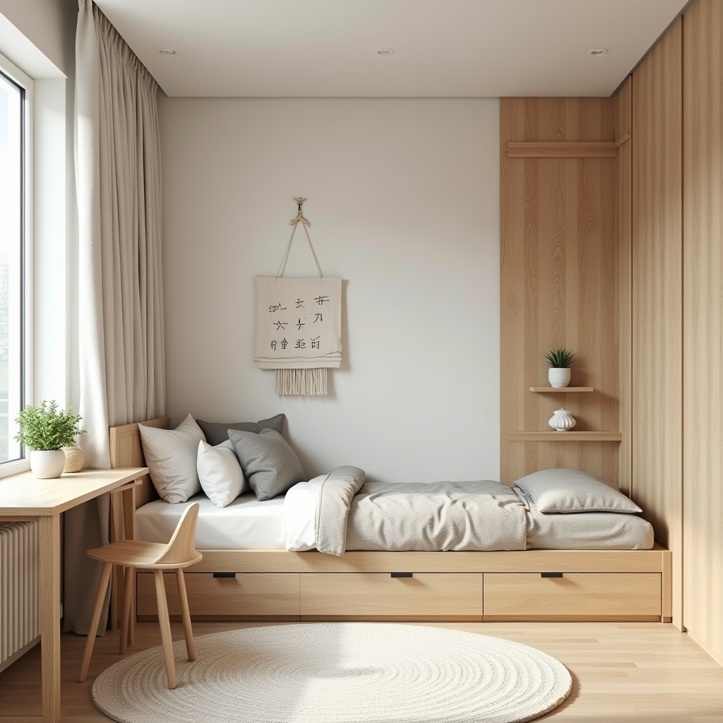 japandi kids room 17
