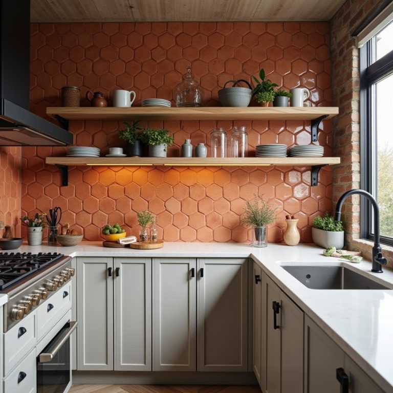 kitchen accent wall 1