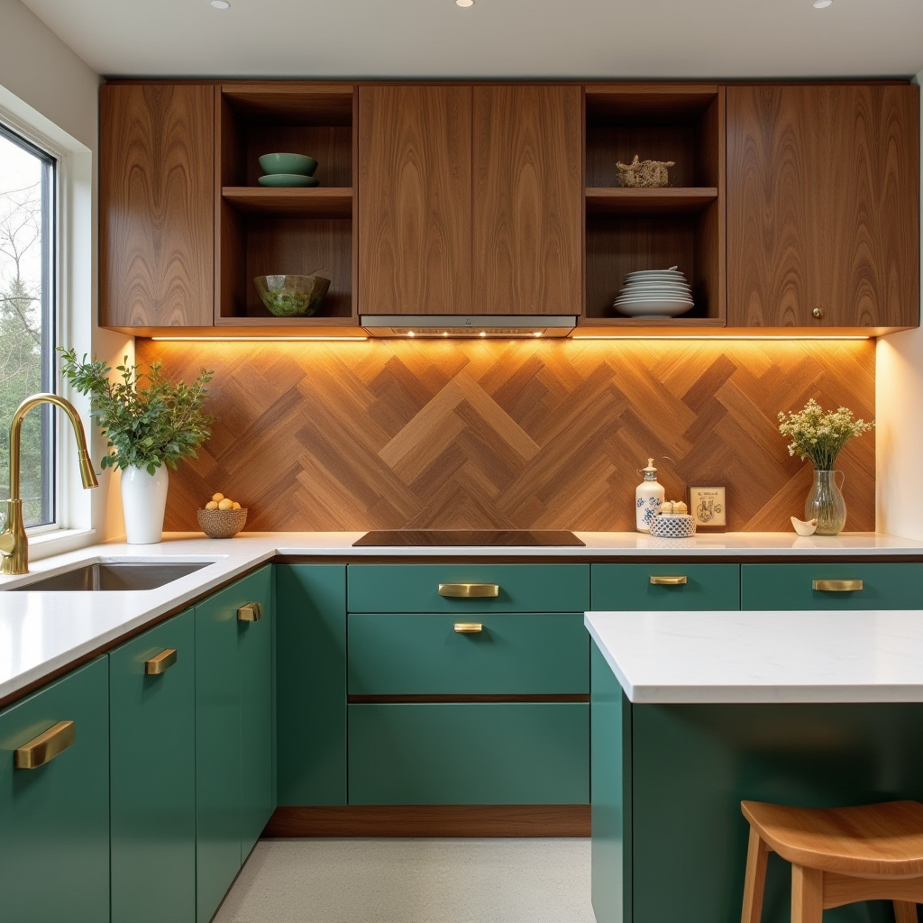 kitchen accent wall 13