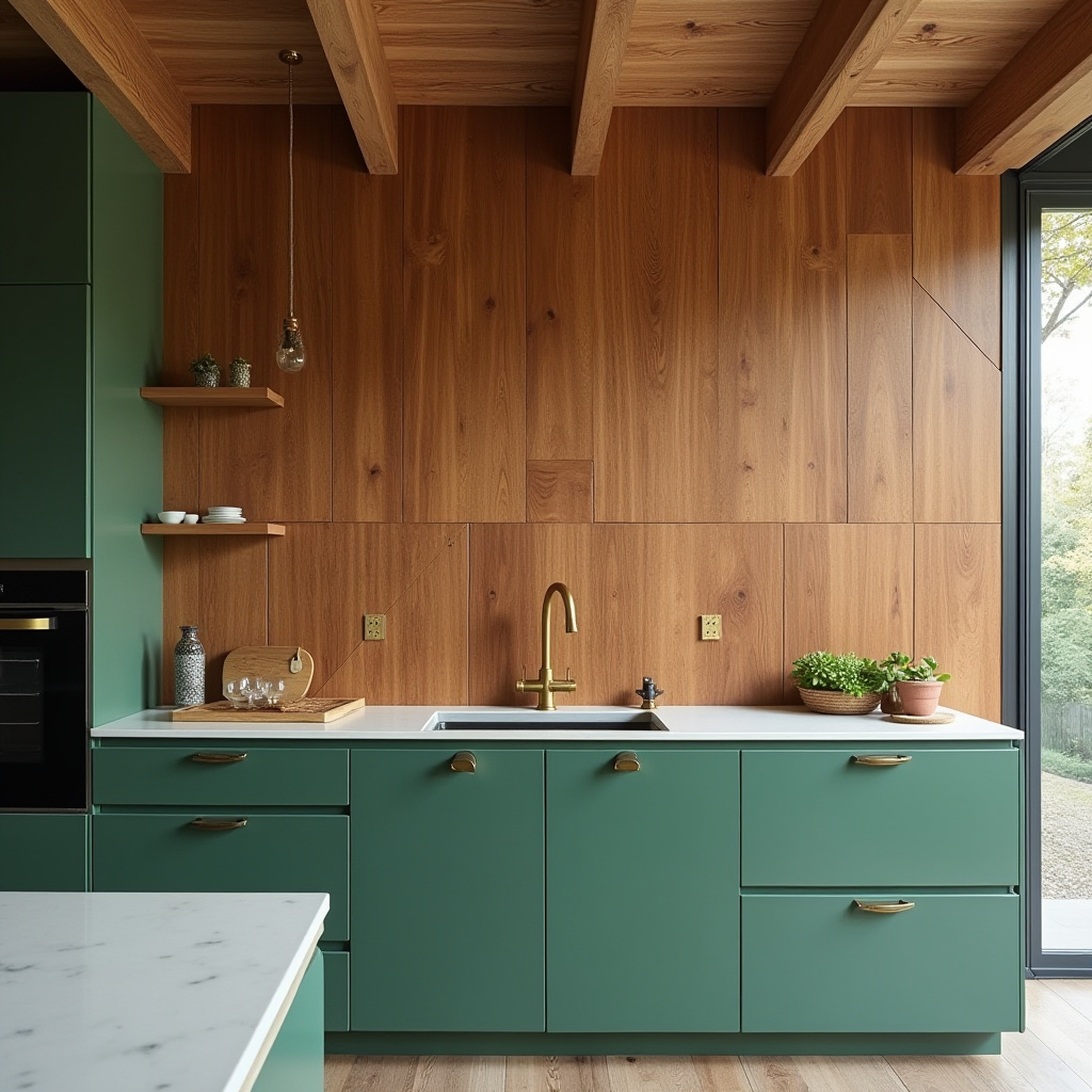 kitchen accent wall 14