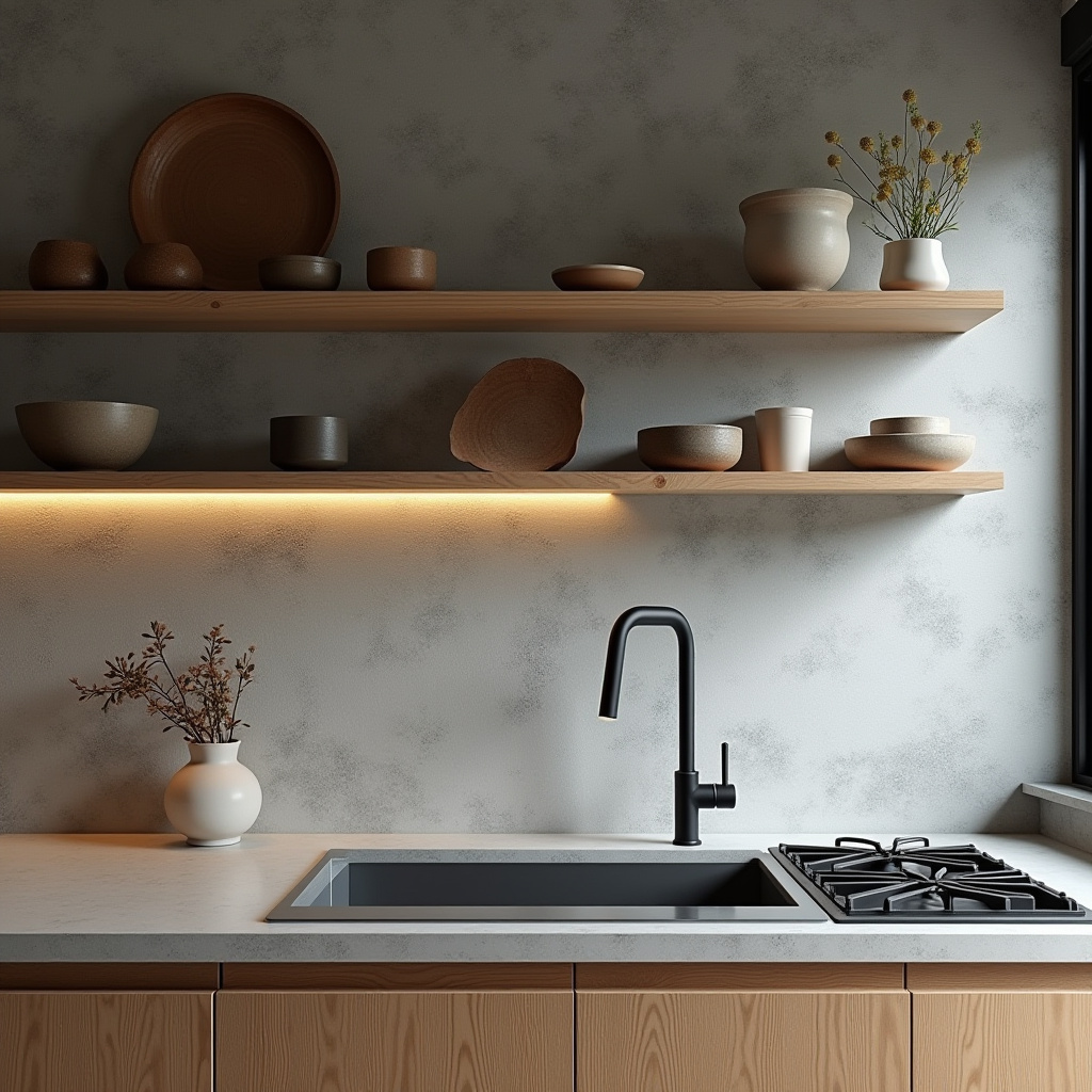 kitchen accent wall 17