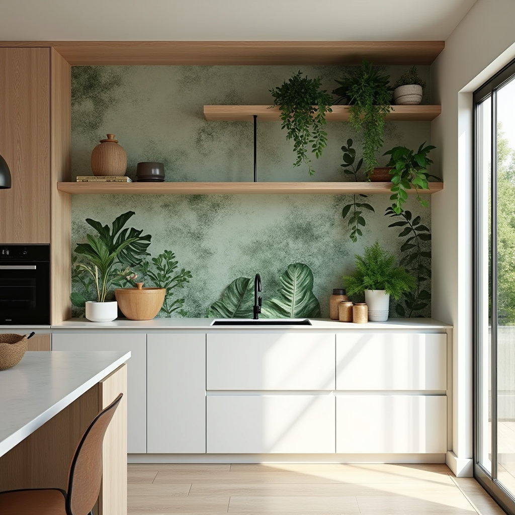 kitchen accent wall 23