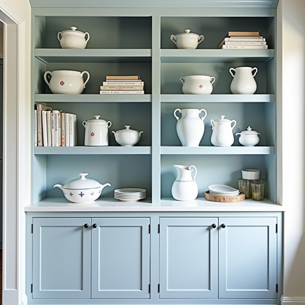 kitchen bookshelf ideas 12