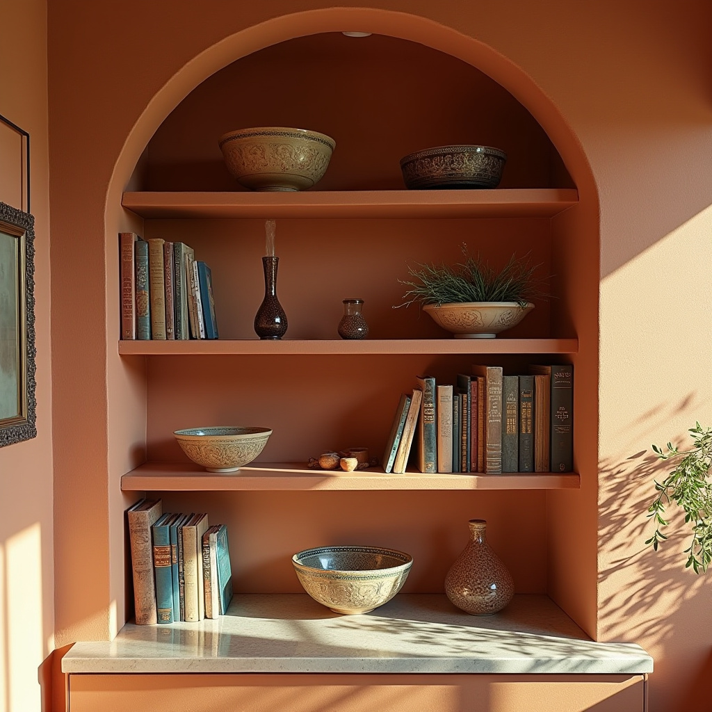 kitchen bookshelf ideas 25