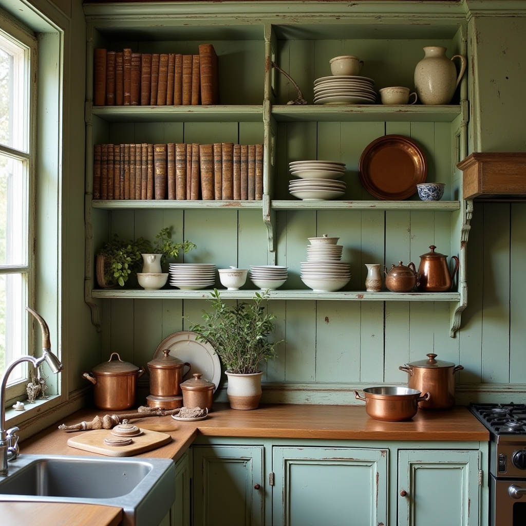 kitchen bookshelf ideas 30