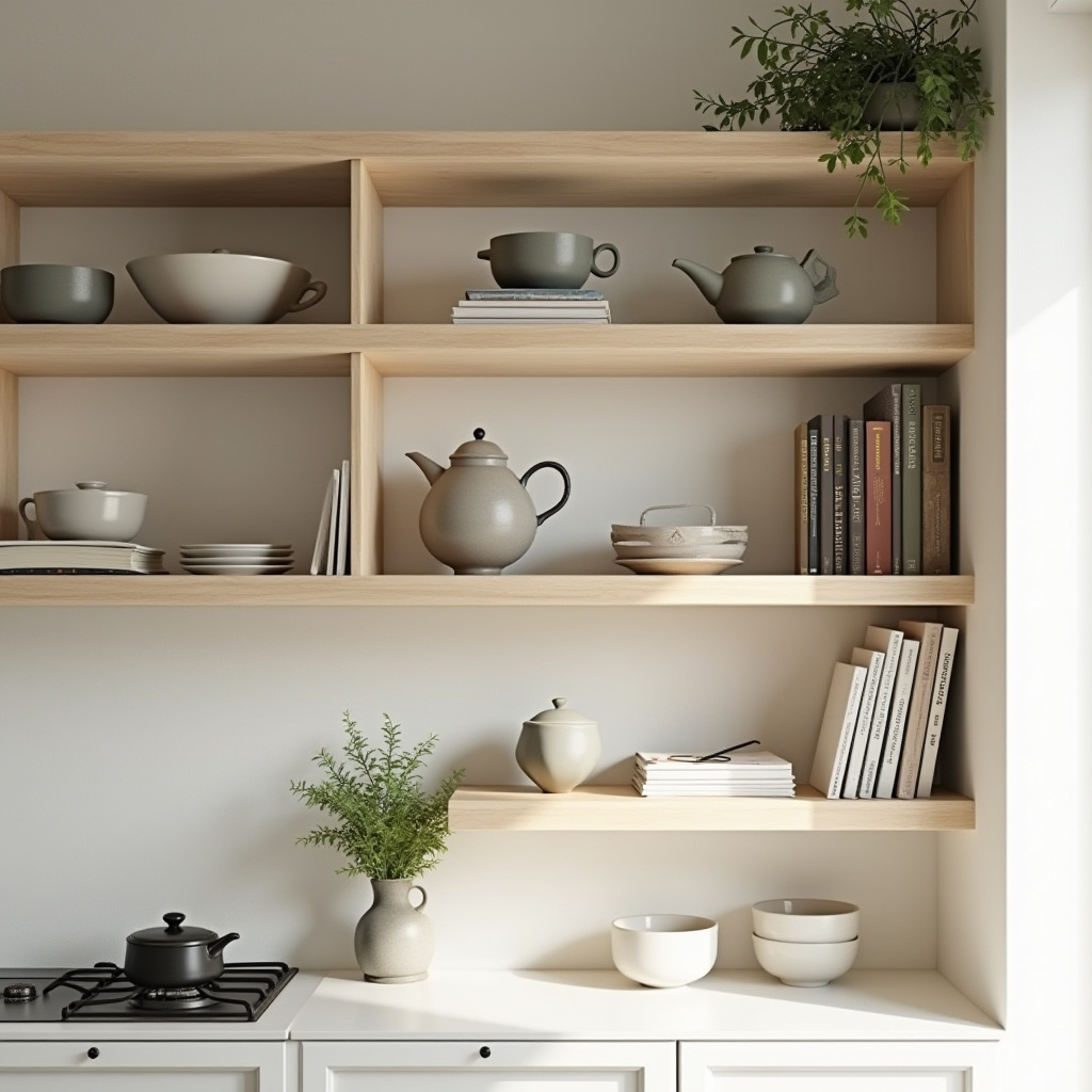 kitchen bookshelf ideas 31