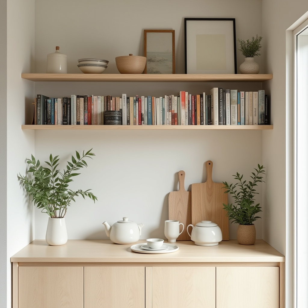 kitchen bookshelf ideas 32