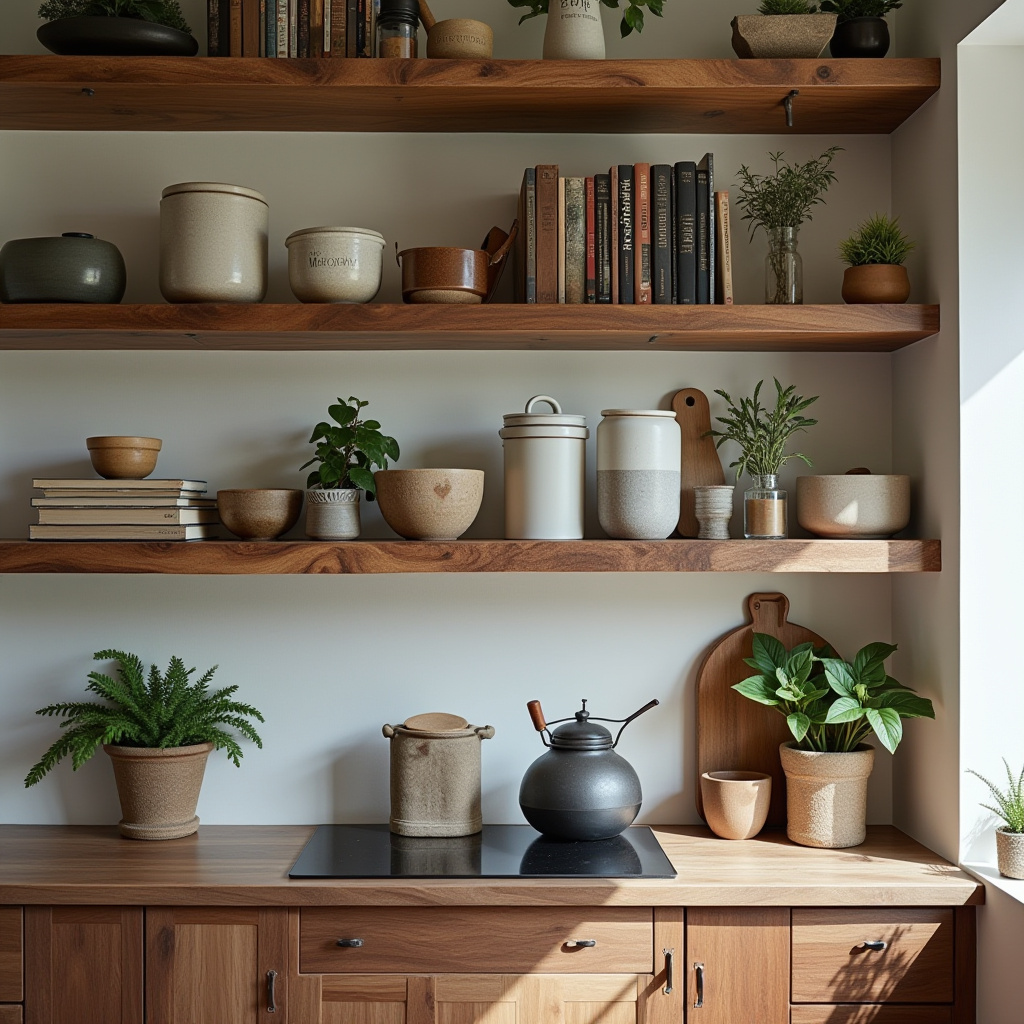 kitchen bookshelf ideas 33