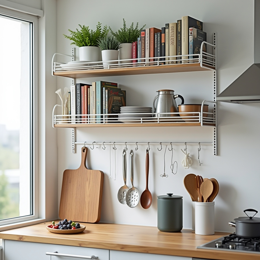 kitchen bookshelf ideas 35