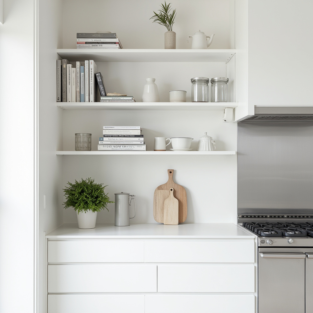 kitchen bookshelf ideas 4