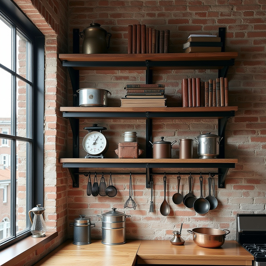 kitchen bookshelf ideas 5