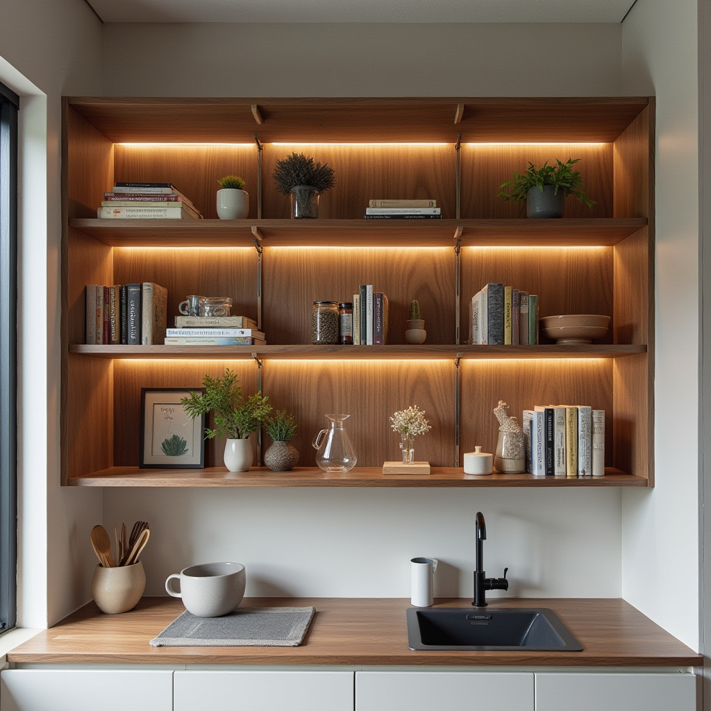 kitchen bookshelf ideas 7
