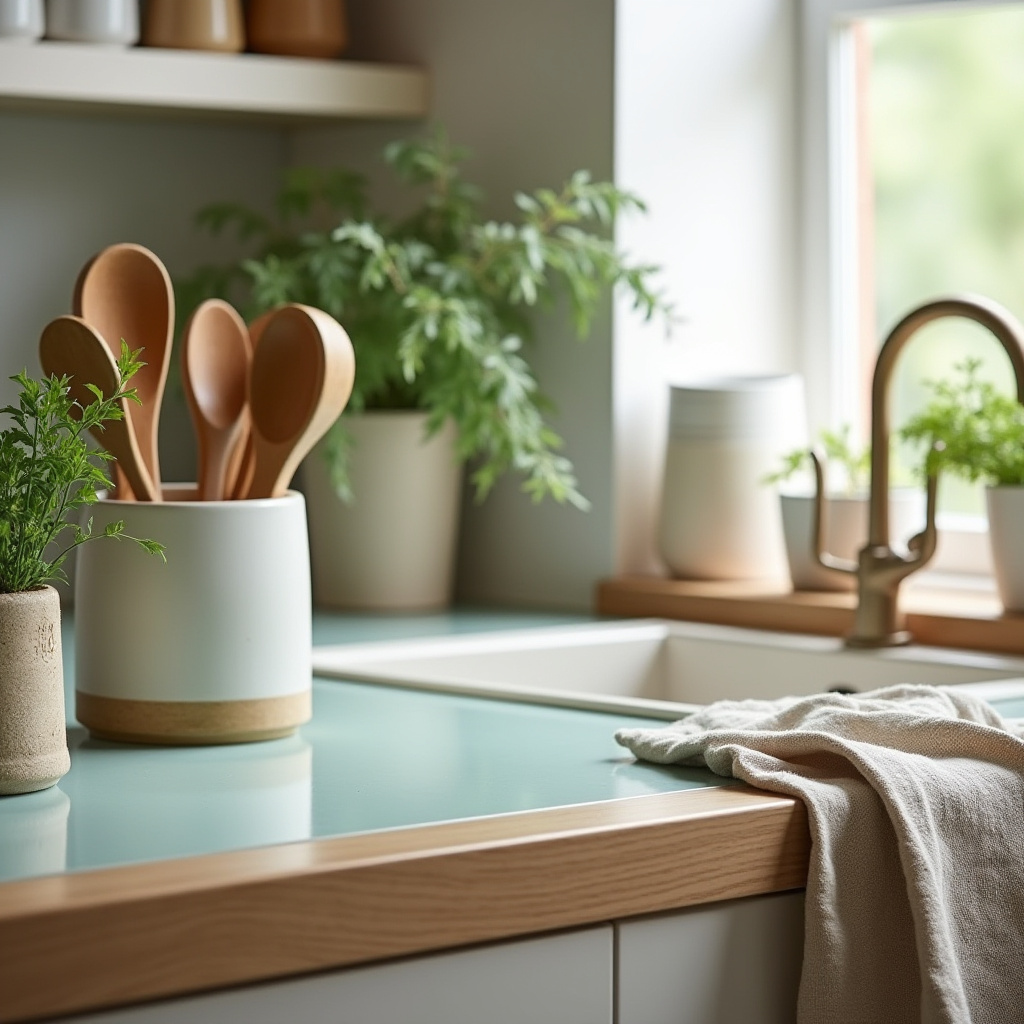 kitchen counter styling ideas 30