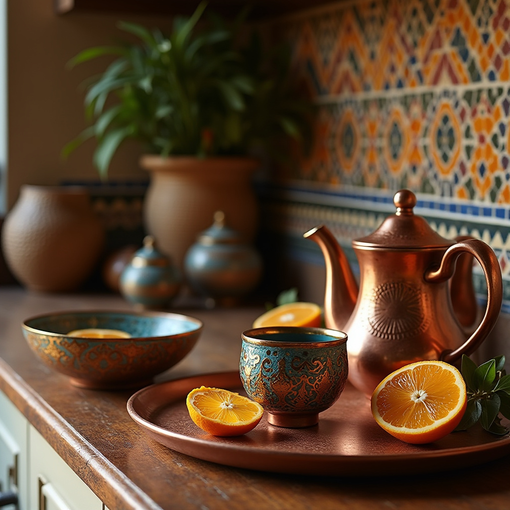 kitchen counter styling ideas 34