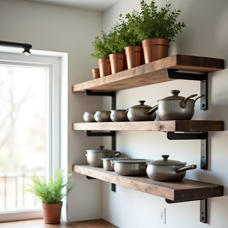 kitchen shelf decor ideas 1