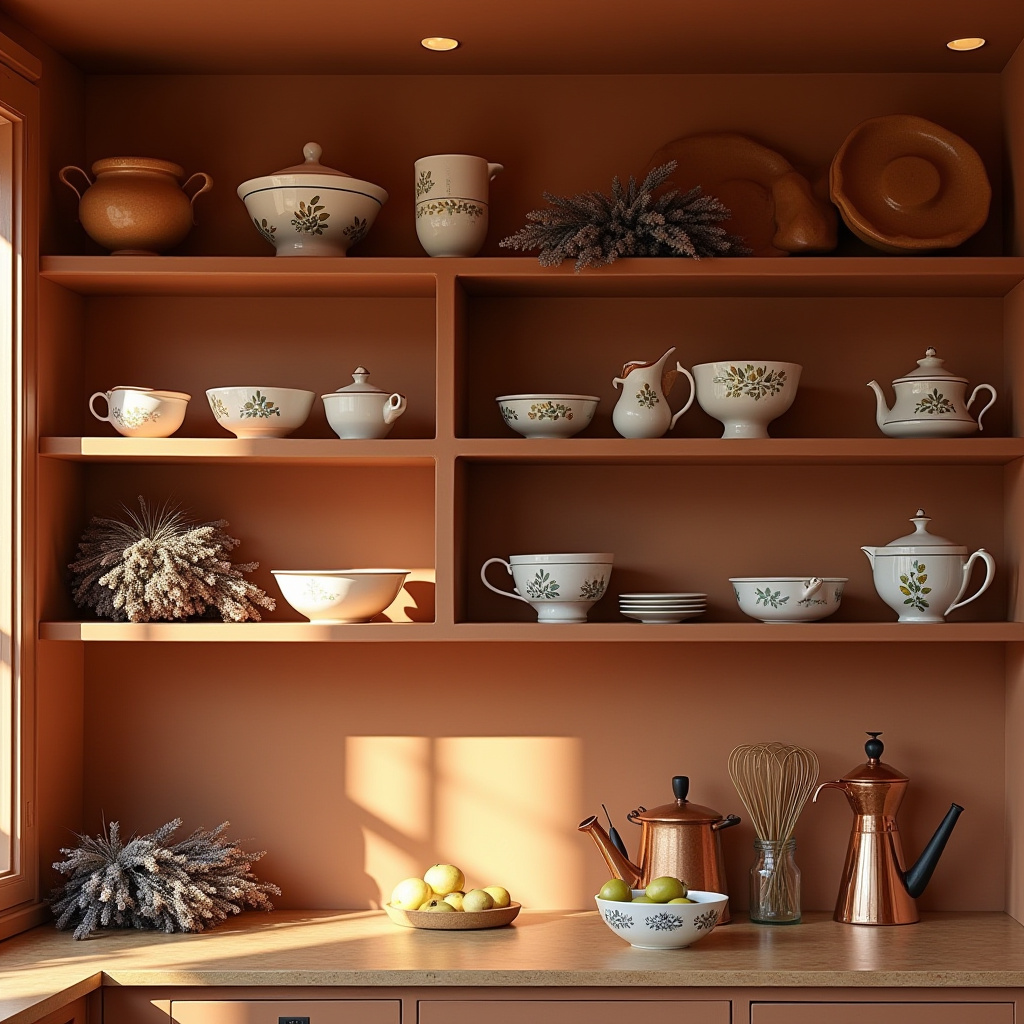 kitchen shelf decor ideas 12