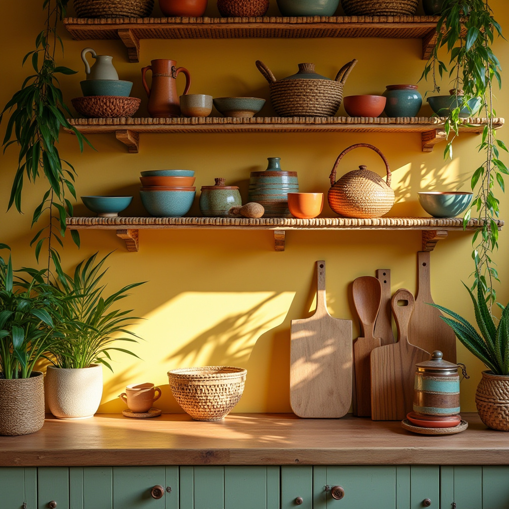 kitchen shelf decor ideas 27
