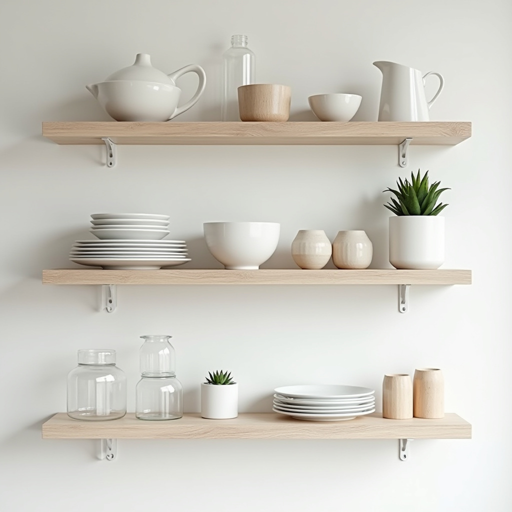 kitchen shelf decor ideas 3