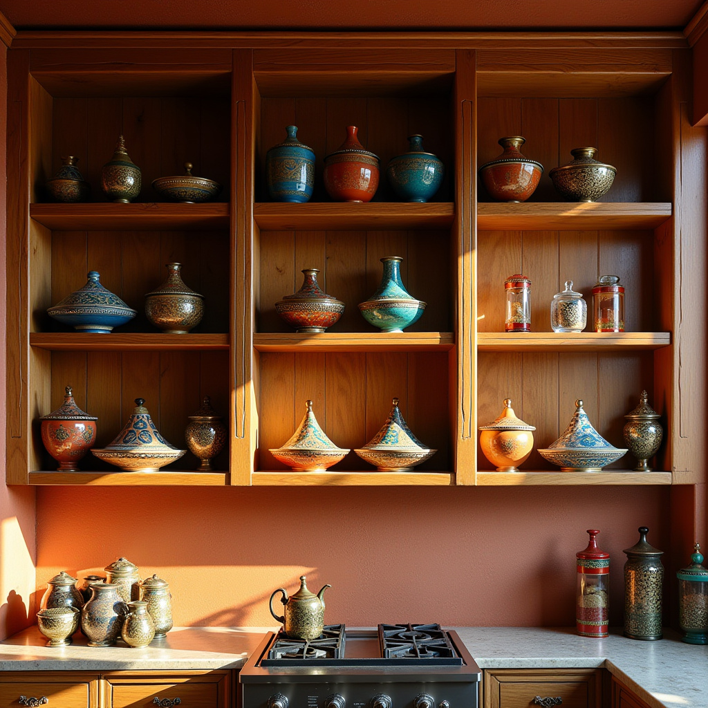 kitchen shelf decor ideas 33