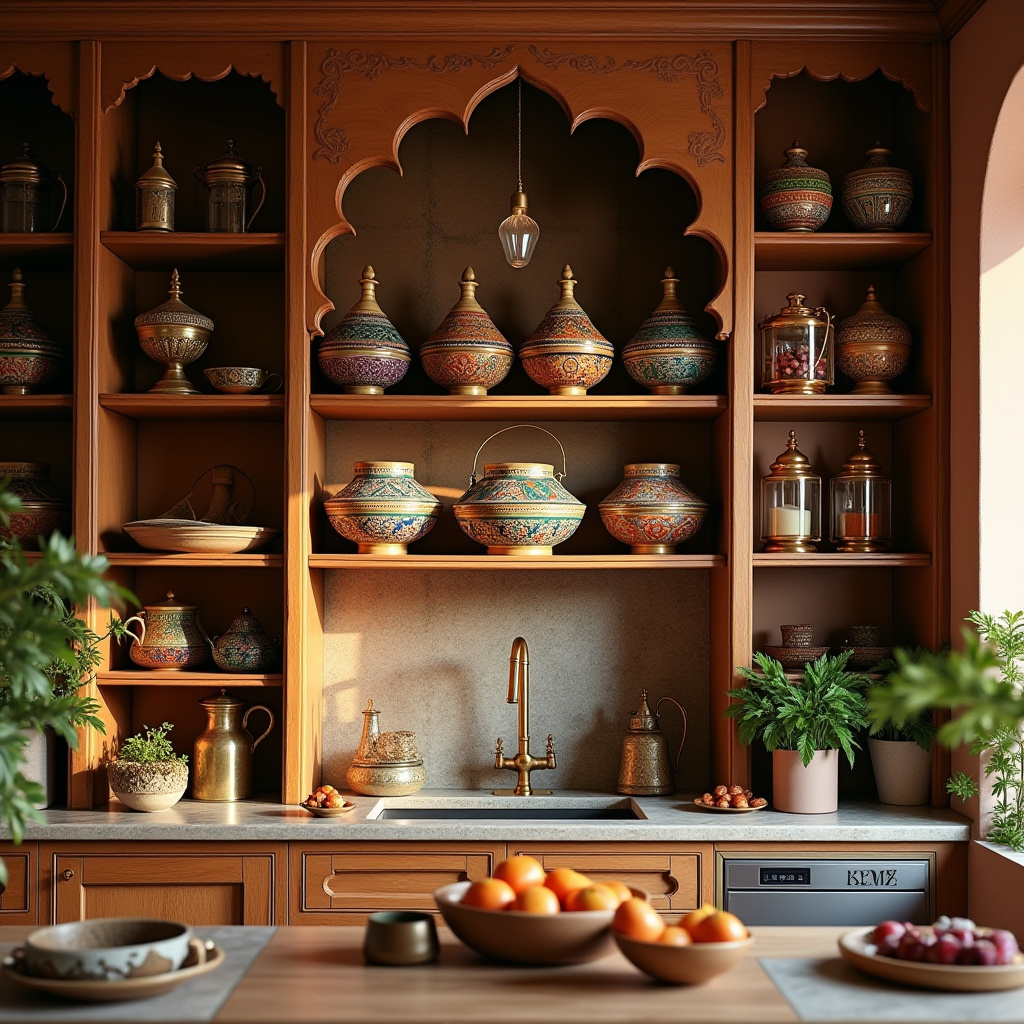 kitchen shelf decor ideas 34