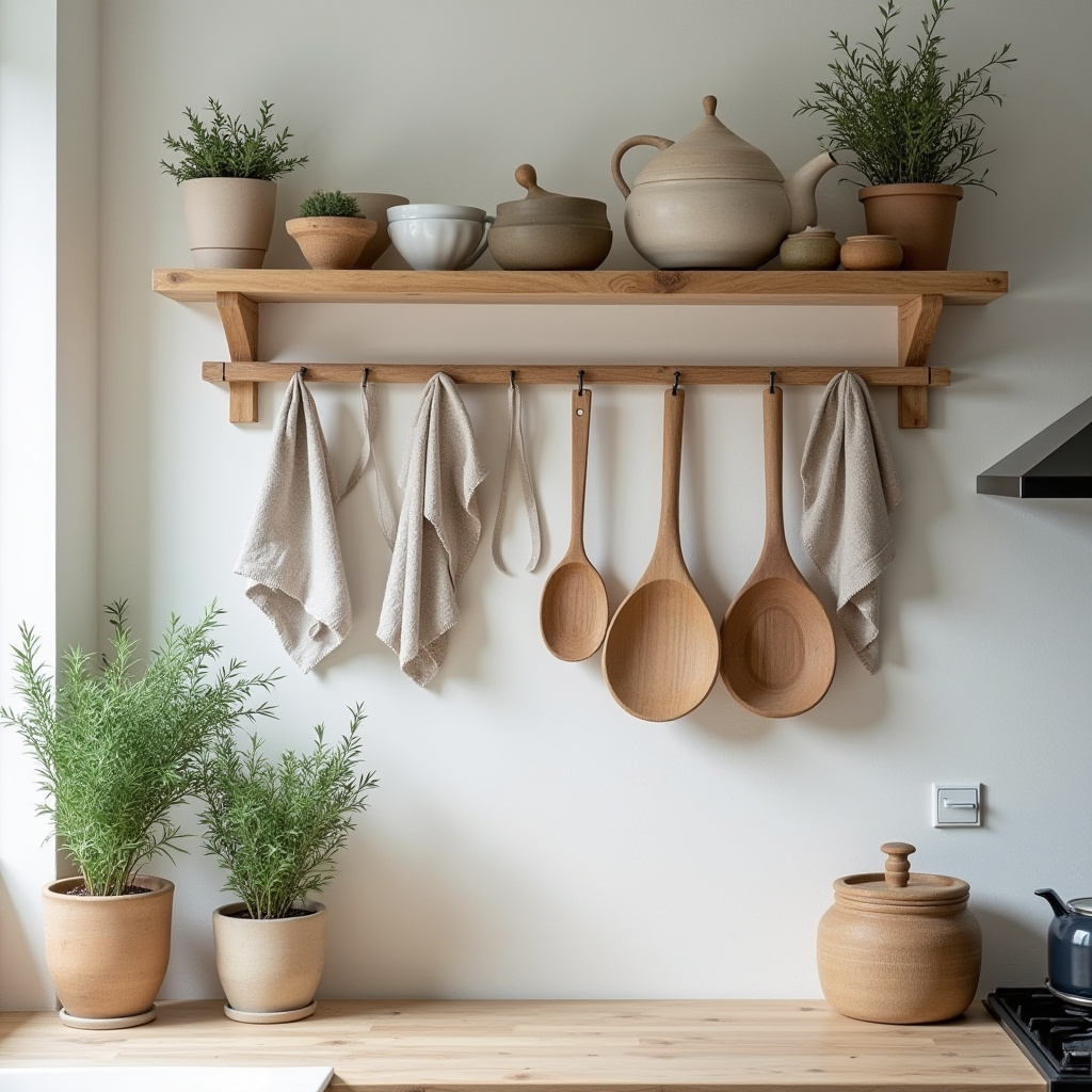 kitchen shelf decor ideas 36