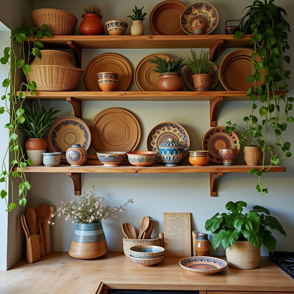 kitchen shelf decor ideas 7