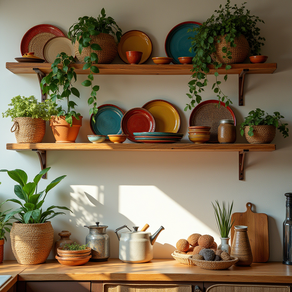 kitchen shelf decor ideas 8