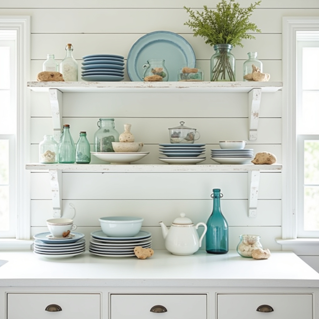 kitchen shelf decor ideas 9
