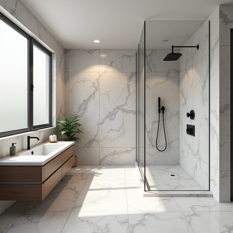 large tile bathroom 1