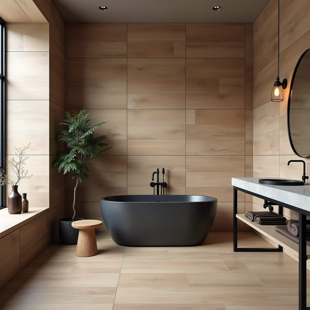 large tile bathroom 18