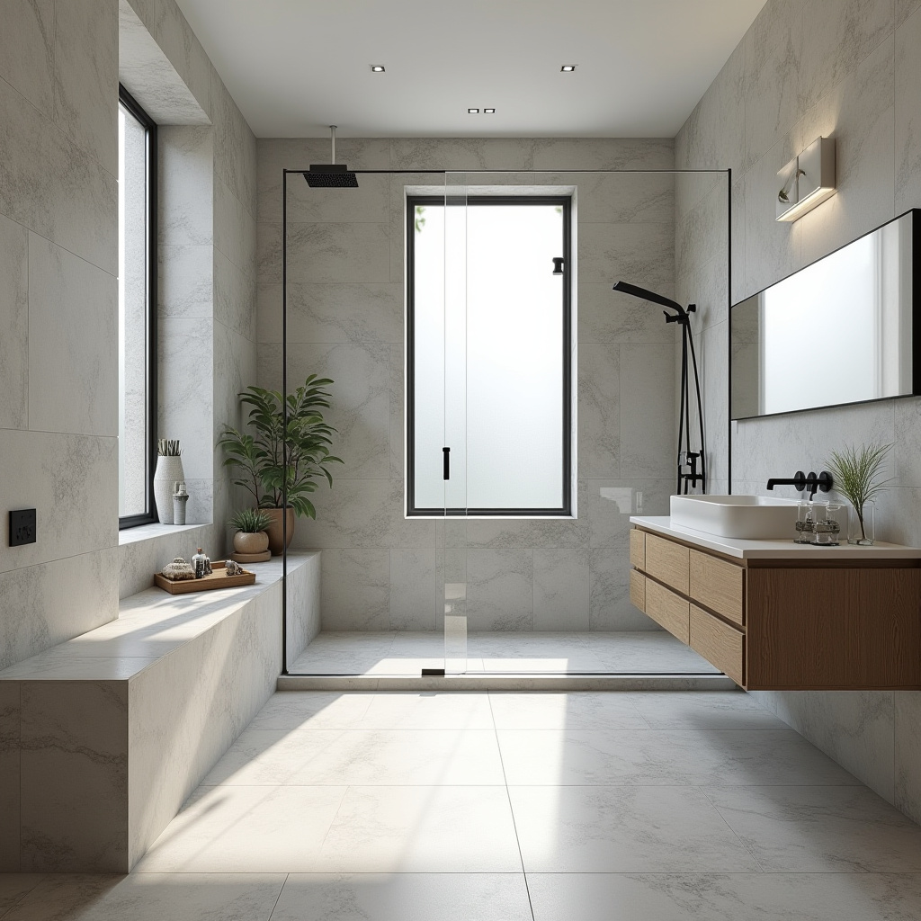large tile bathroom 2