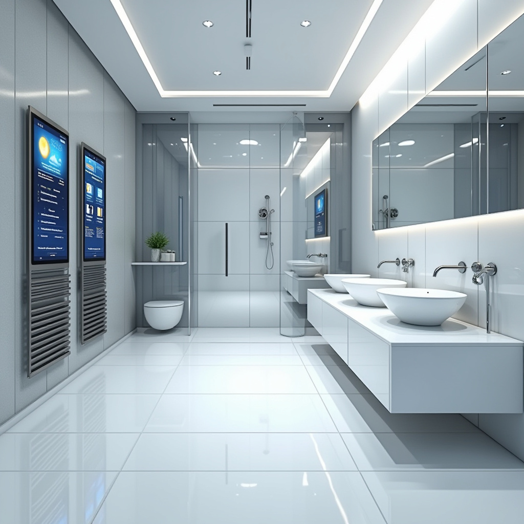 large tile bathroom 35