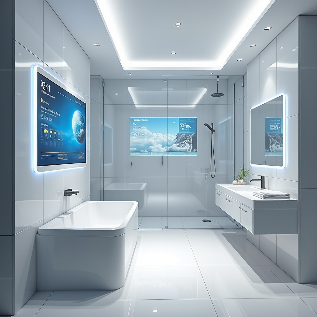 large tile bathroom 36