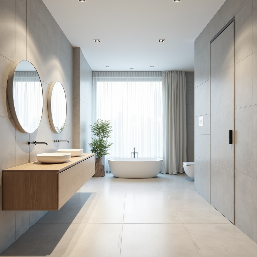 large tile bathroom 5