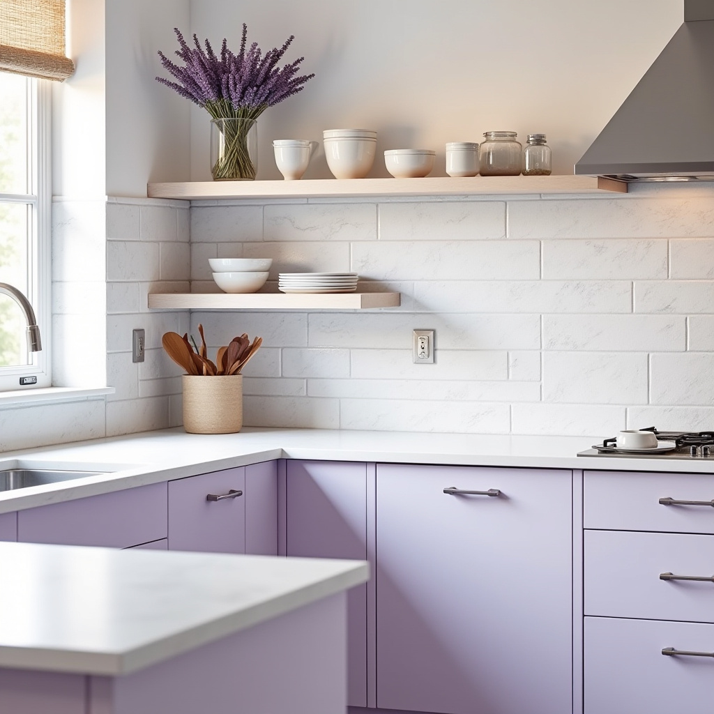lavender kitchen decor 2
