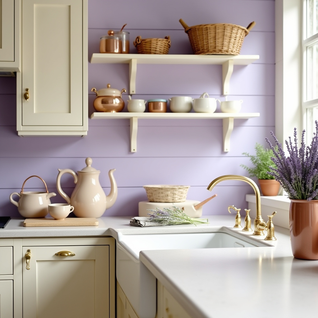 lavender kitchen decor 22