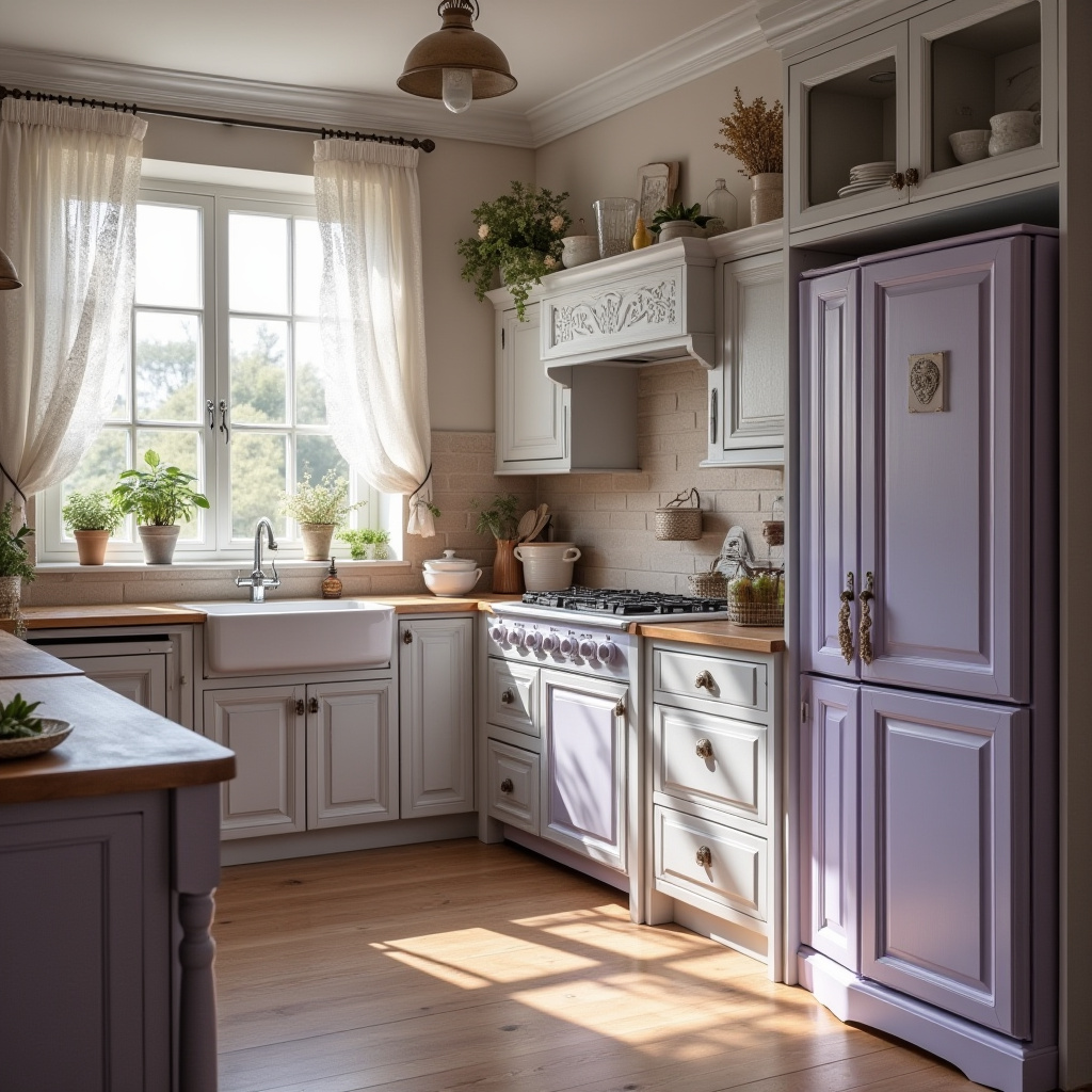 lavender kitchen decor 36