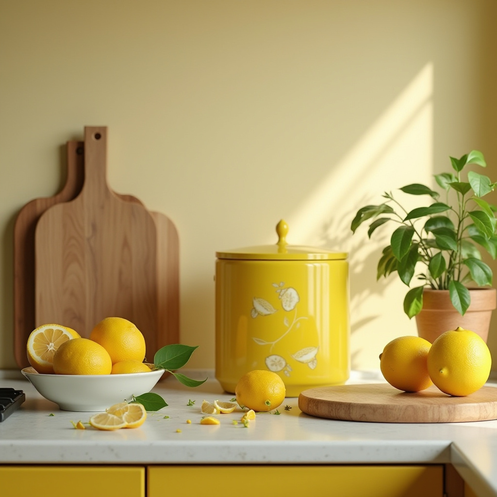 lemon kitchen decor 36