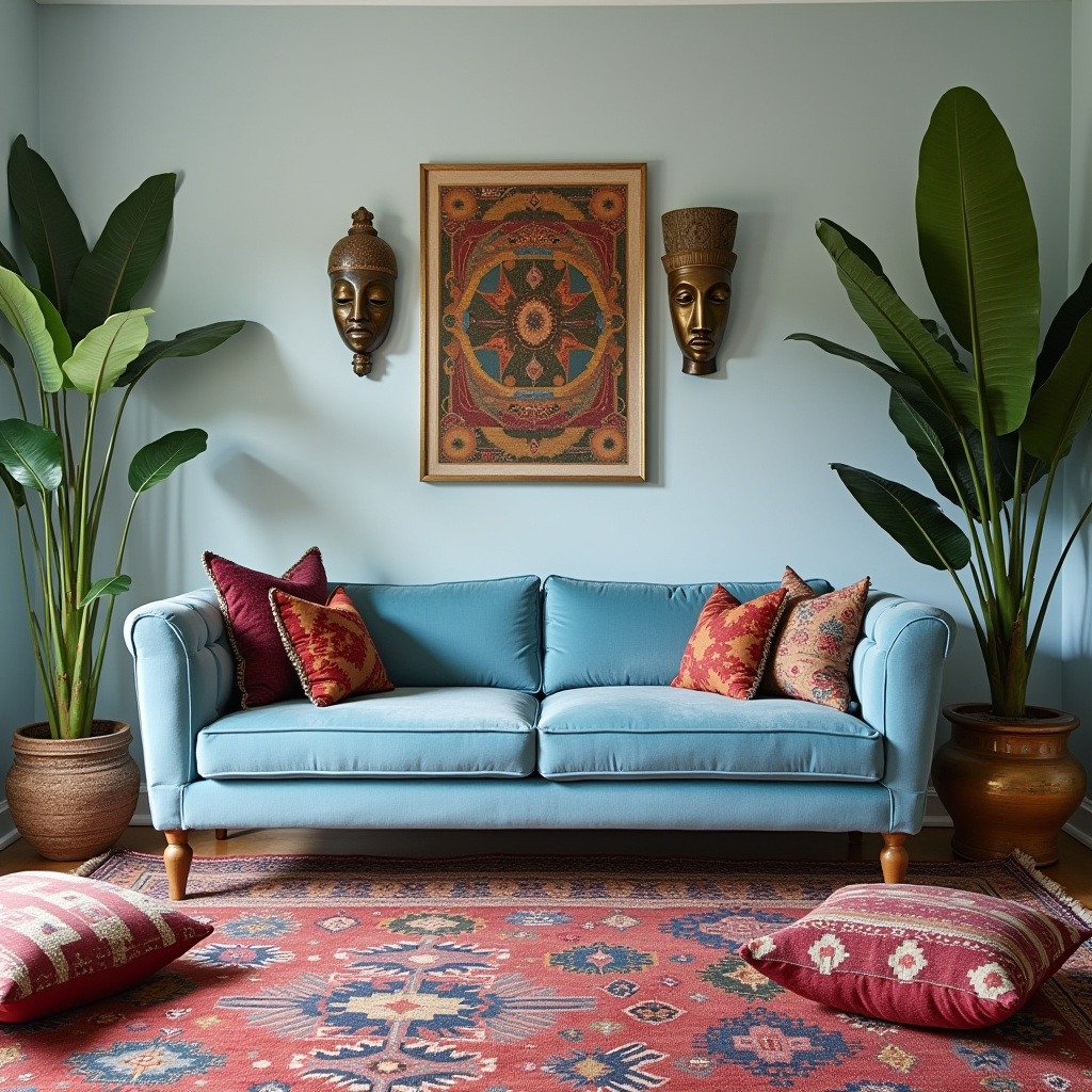 light blue living room 34