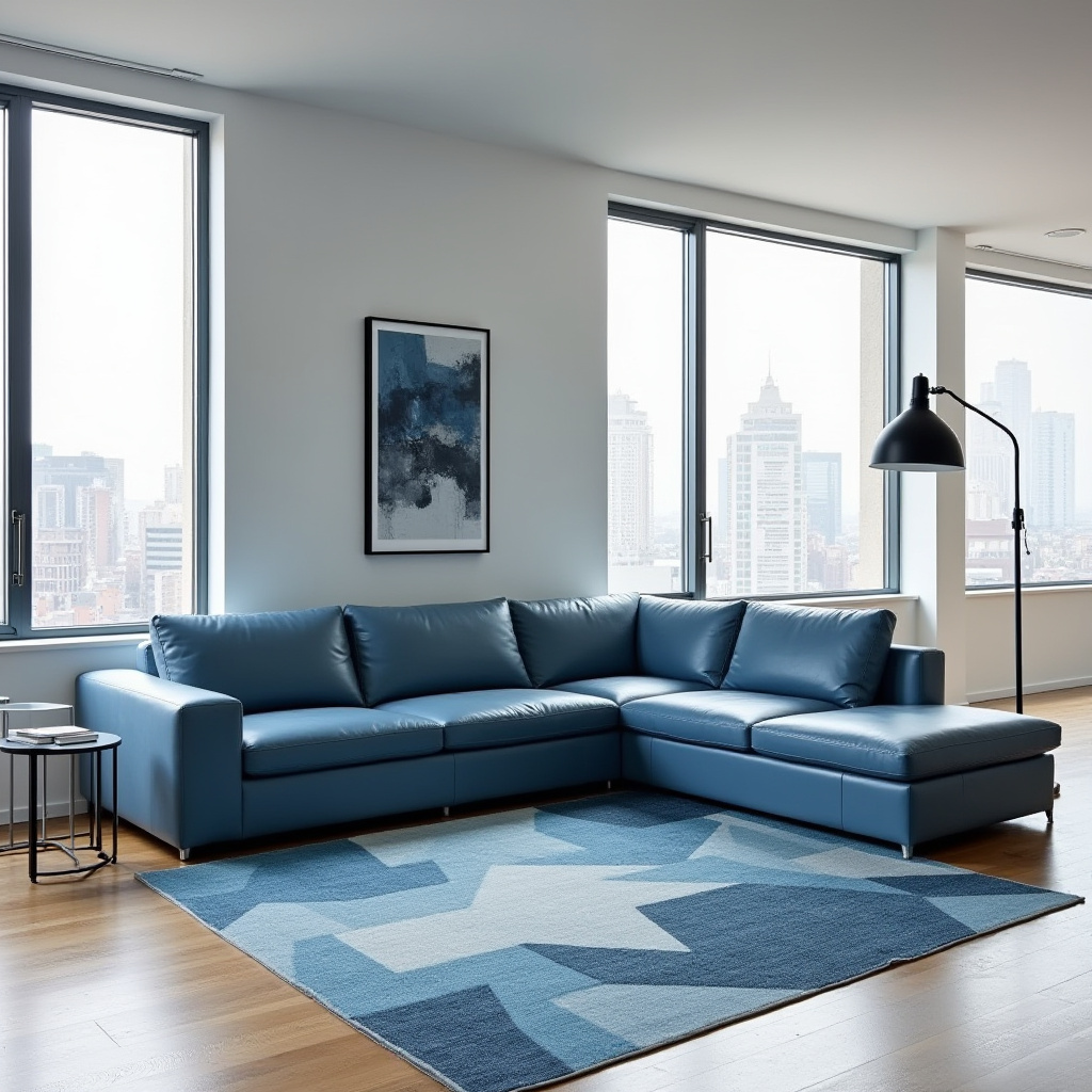 light blue living room 6